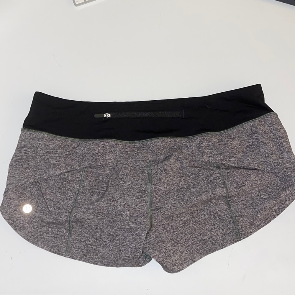 Lululemon Tracker Shorts grey 2.5 size 8